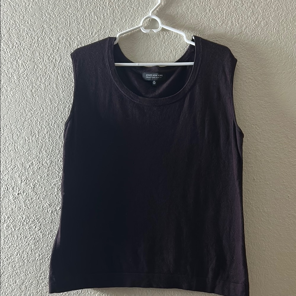 Jones New York Elegant purple Tank Top